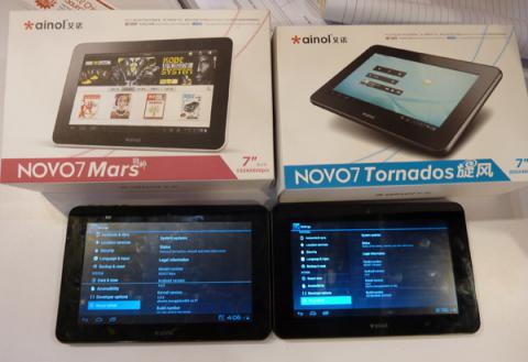 Ainol Novo 7 Mars и Tornado