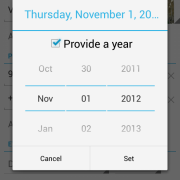 В Android 4.2 за ноябрем, сразу следует январь!