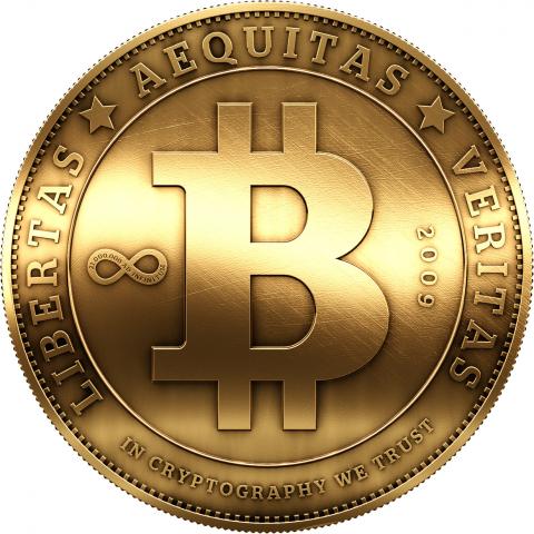 Псевдологотип Bitcoin